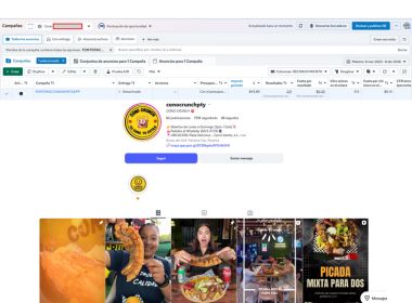 Caso Cono Crunch — Meta Ads Manager